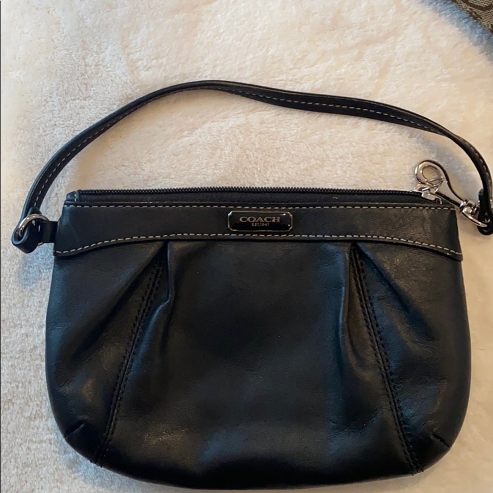 Coach black purse not used